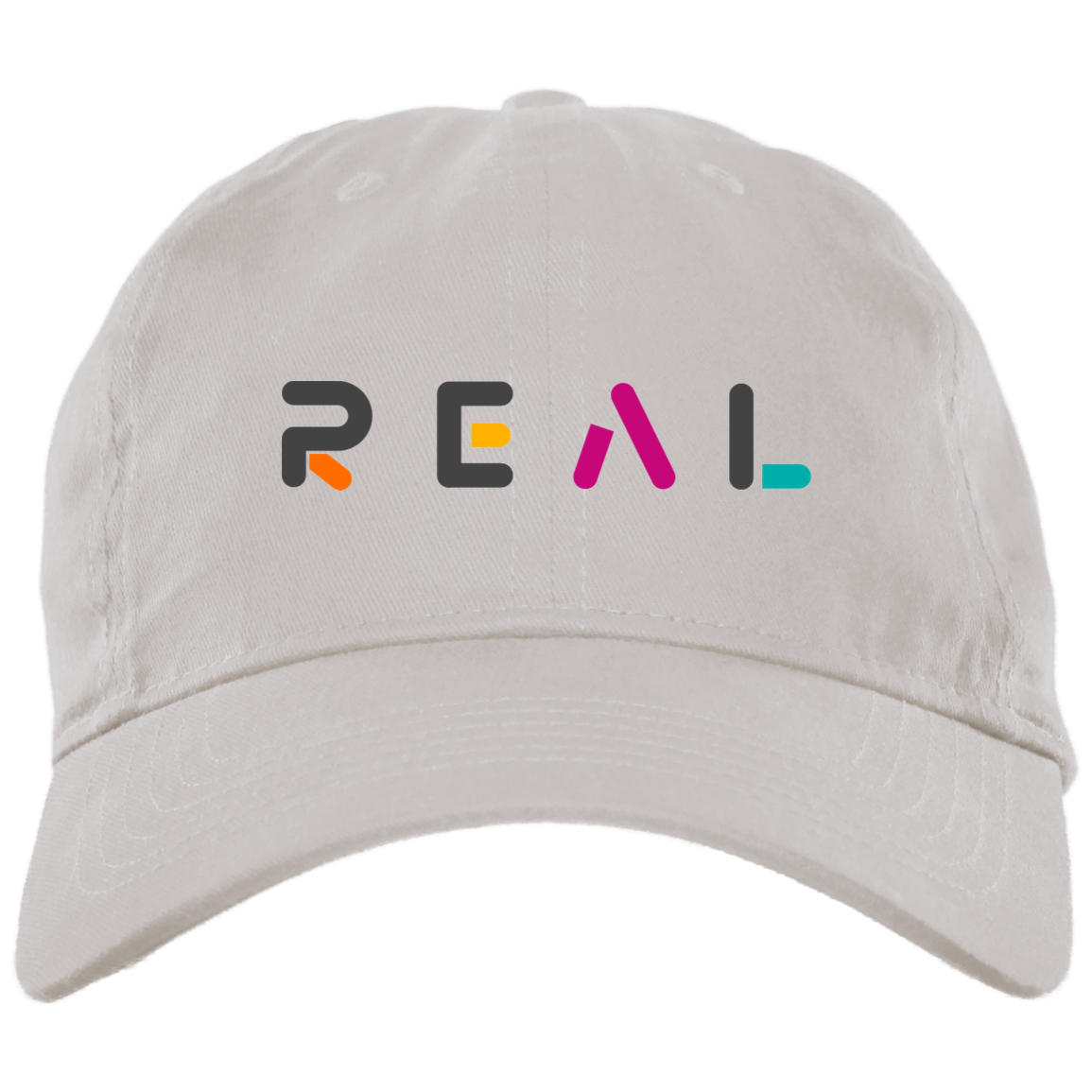 REAL | Embroidered Brushed Twill Unstructured Dad Cap