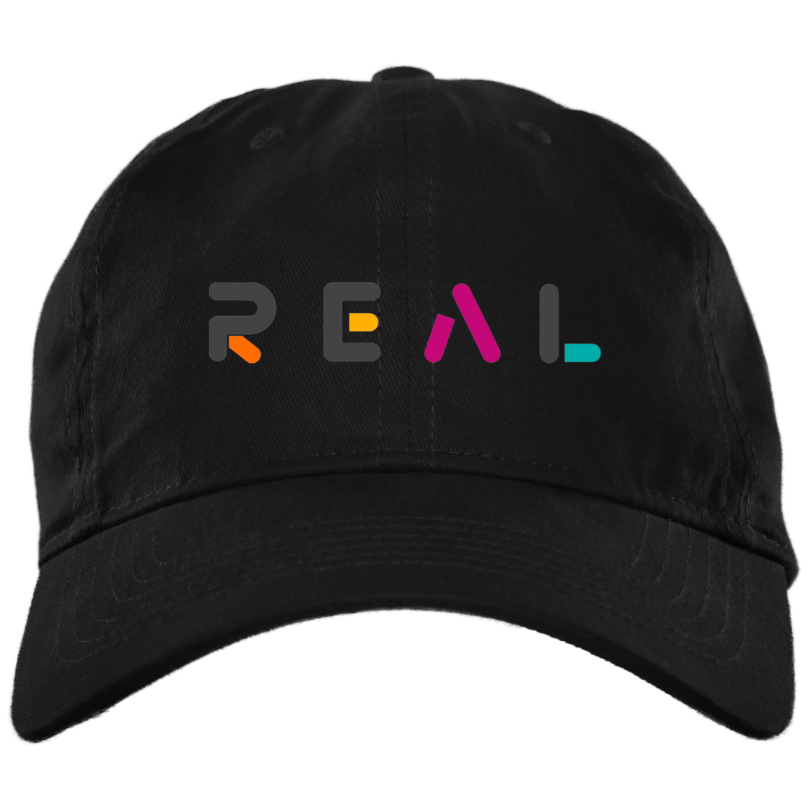 REAL | Embroidered Brushed Twill Unstructured Dad Cap