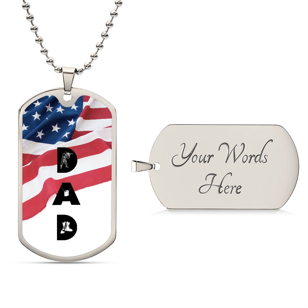 Dad | Military | Necklace