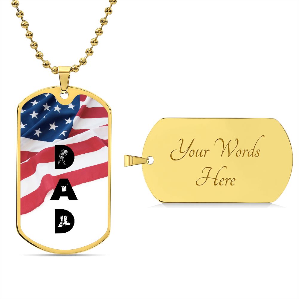 Dad | Military | Necklace