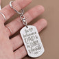 The Love Between Dad and His Girl | Keychain