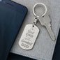 The Best Dad | Dog Tag Keychain