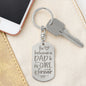 The Love Between Dad and His Girl | Keychain