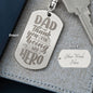 Thanks for Being My Dad | Keychain