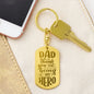 Thanks for Being My Dad | Keychain