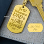 The Love Between Dad and His Girl | Keychain