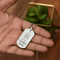 The Best Dad | Dog Tag Necklace