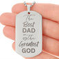The Best Dad | Dog Tag Necklace