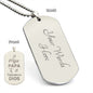 El Mejor Papá - Dog Tag Necklace