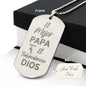 El Mejor Papá - Dog Tag Necklace