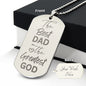 The Best Dad | Dog Tag Necklace