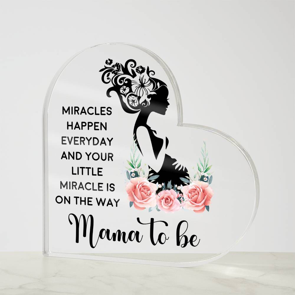 Mama To Be | Acrylic Heart