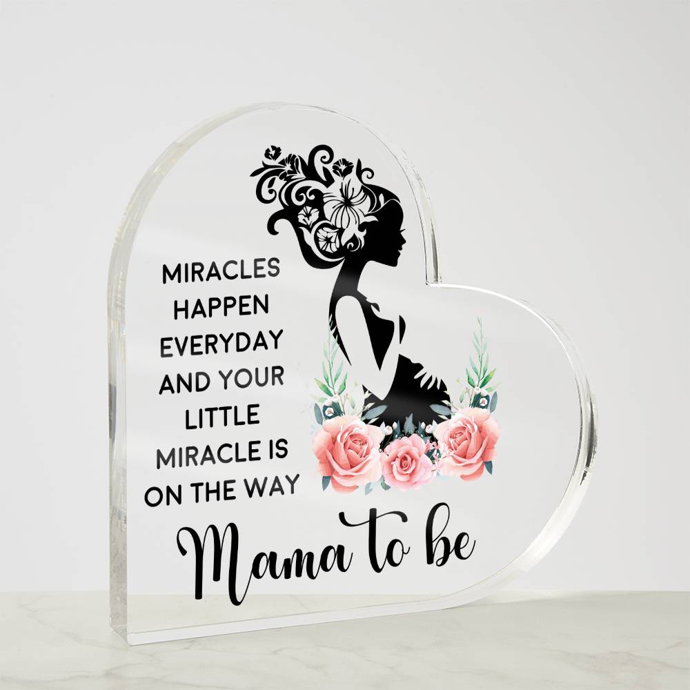 Mama To Be | Acrylic Heart