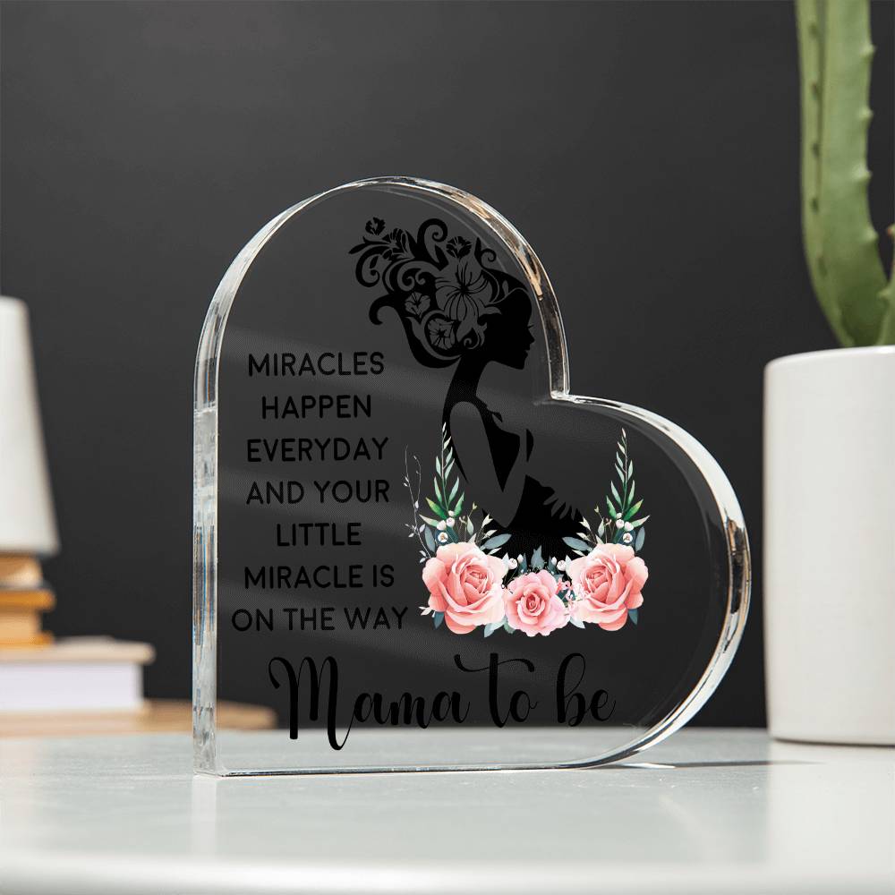 Mama To Be | Acrylic Heart