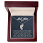 To A New Mom | Baby Feet Necklace with Birthstone