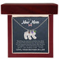 To A New Mom | Baby Feet Necklace with Birthstone