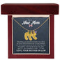 To A New Mom | Baby Feet Necklace with Birthstone