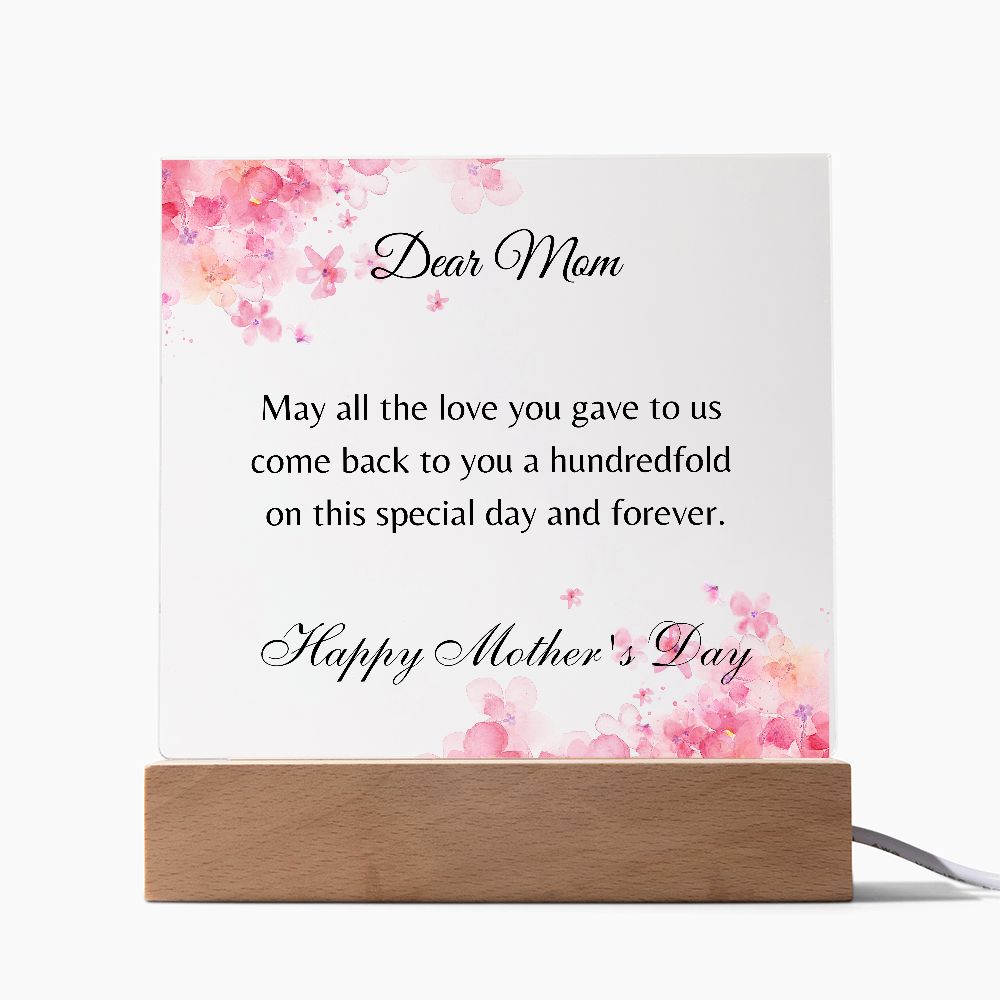 Happy Mother's Day | Acrylic Plaque