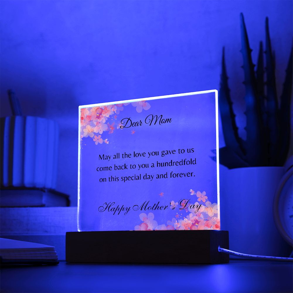 Happy Mother's Day | Acrylic Plaque