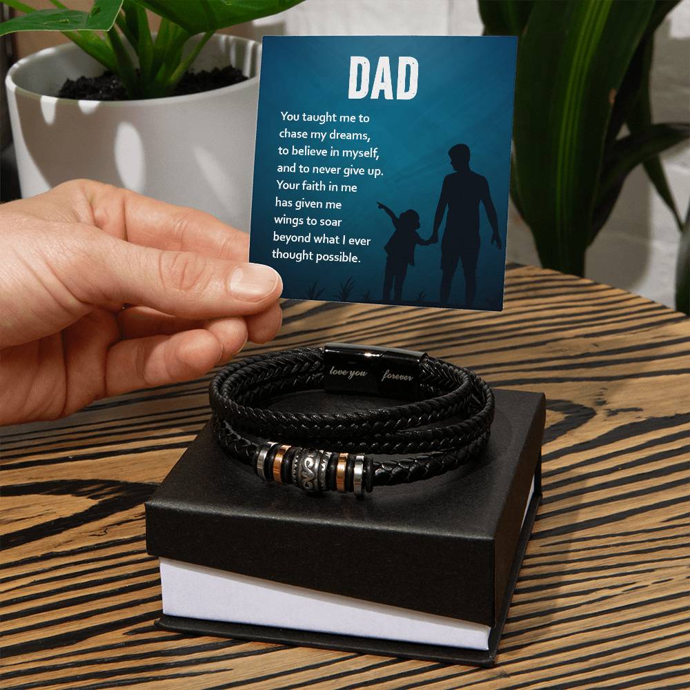 Dad | Your Faith in Me has given me Wings