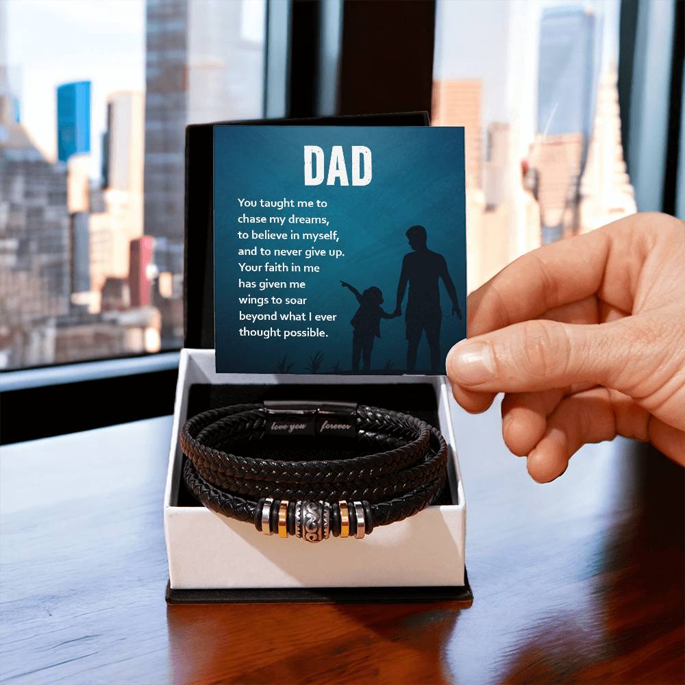 Dad | Your Faith in Me has given me Wings