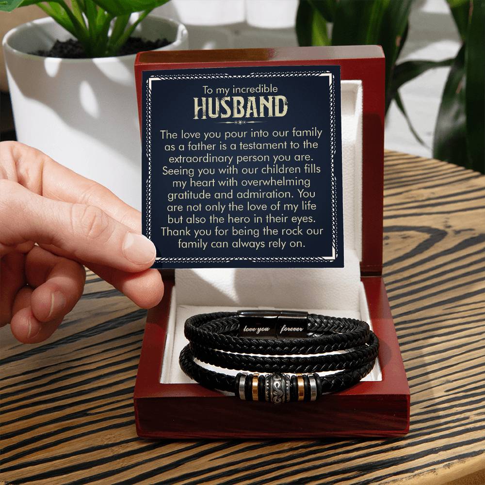 To My Husband | Thank you for being the rock our family can always rely on.