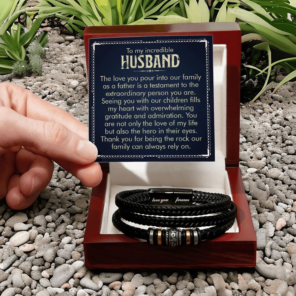 To My Husband | Thank you for being the rock our family can always rely on.