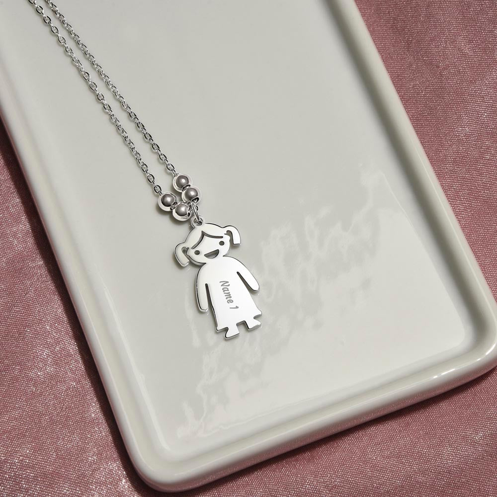 To My Grandma | Nothing can match a grandmother's love | Kid Charm Necklace
