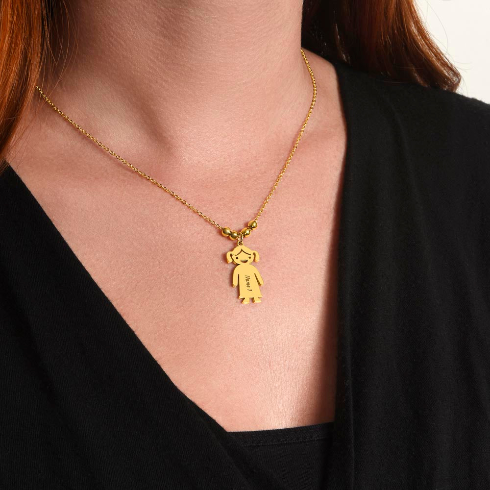 To My Grandma | Nothing can match a grandmother's love | Kid Charm Necklace