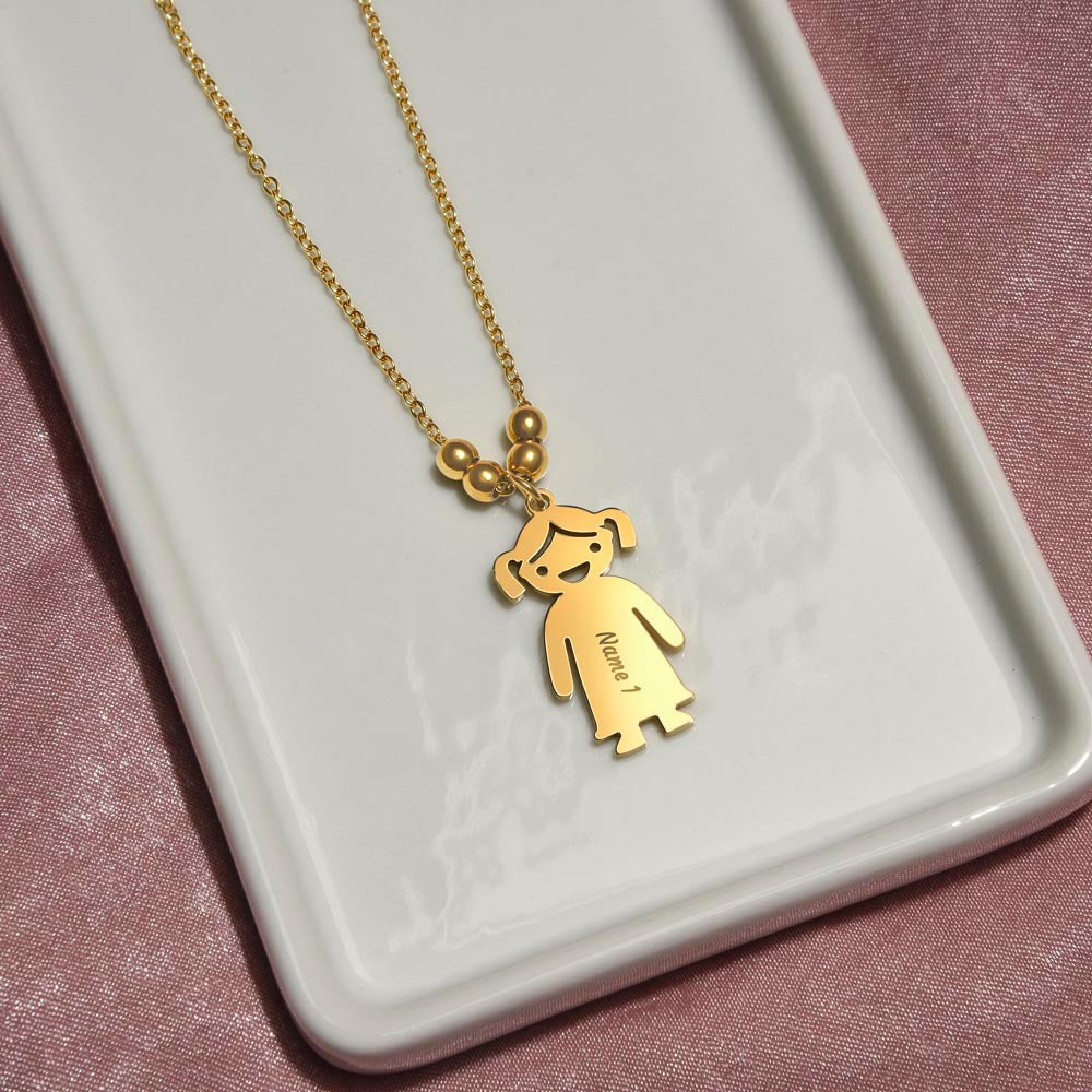To My Grandma | Nothing can match a grandmother's love | Kid Charm Necklace