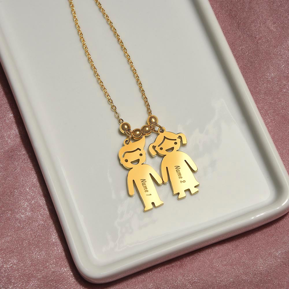 To My Grandma | Nothing can match a grandmother's love | Kid Charm Necklace