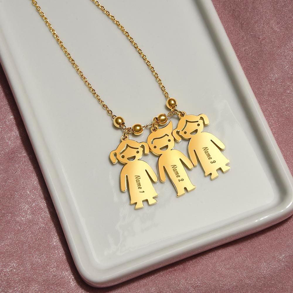 To My Grandma | Nothing can match a grandmother's love | Kid Charm Necklace