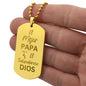 El Mejor Papá - Dog Tag Necklace