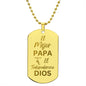 El Mejor Papá - Dog Tag Necklace