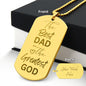 The Best Dad | Dog Tag Necklace
