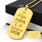 El Mejor Papá - Dog Tag Necklace