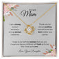 To My Mom | Thank You - Love Knot Necklace