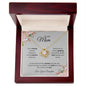 To My Mom | Thank You - Love Knot Necklace