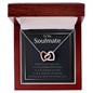 To My Soulmate | I'd Find You & I'd Choose You - Interlocking Hearts necklace