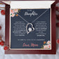 To My Daughter | I Love You | Forever Love Necklace