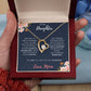 To My Daughter | I Love You | Forever Love Necklace