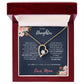 To My Daughter | I Love You | Forever Love Necklace