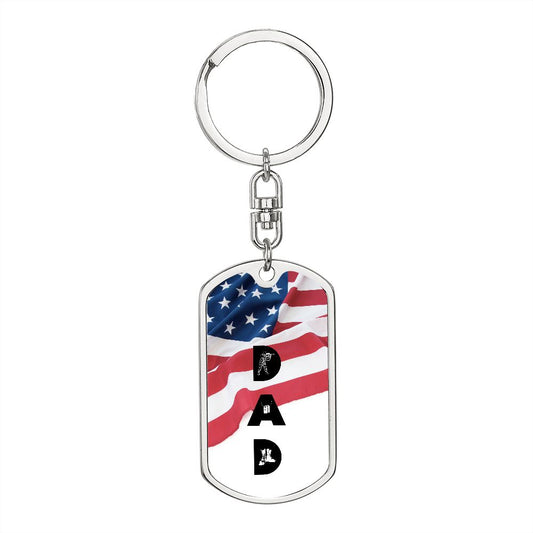 Dad | Military | Keychain
