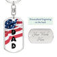 Dad | Military | Keychain