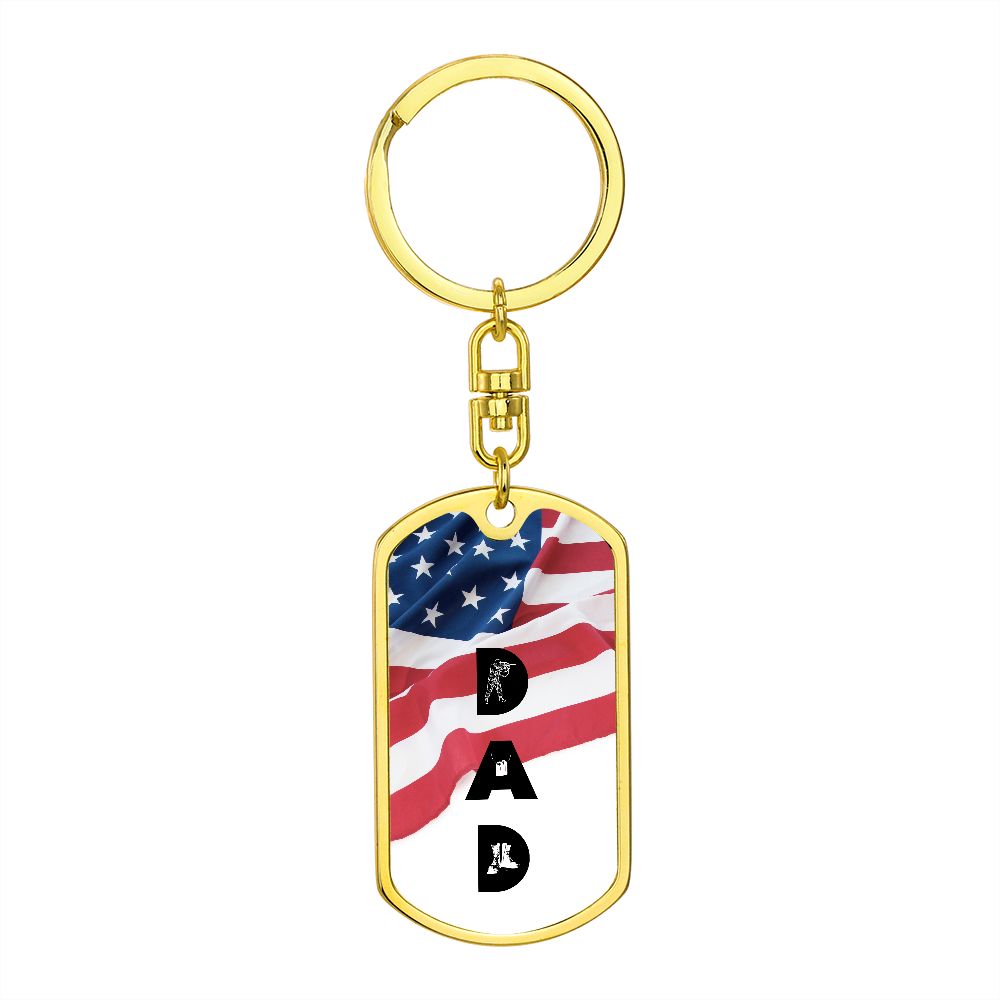 Dad | Military | Keychain
