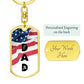Dad | Military | Keychain