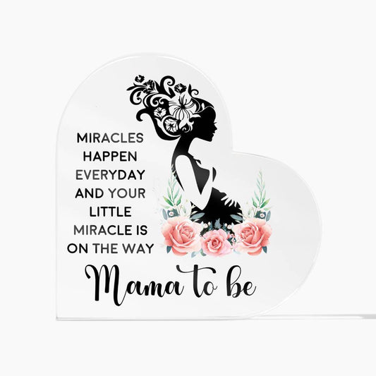 Mama To Be | Acrylic Heart