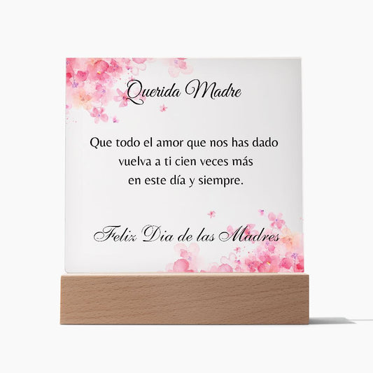 Querida Madre | Acrylic Plaque