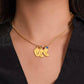 I love You Grandma | Baby Feet Necklace with Birthstone
