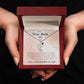 To a New Mom | Baby Feet Necklace with Birthstone